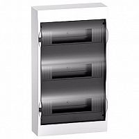 Распределительный шкаф Easy9, 36 мод., IP40, навесной, пластик, прозрачная дверь | код. EZ9E312S2SRU | Schneider Electric